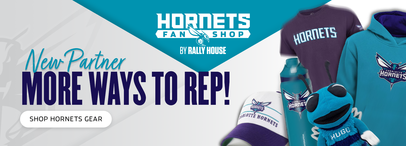 New Partner - More ways to Rep! | Shop Hornets Gear